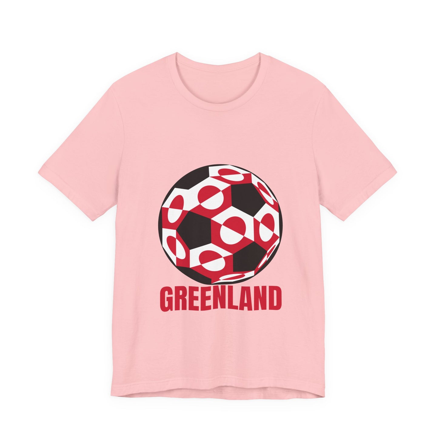 Greenland Fan Specialty Soccer Ball Design T Shirt