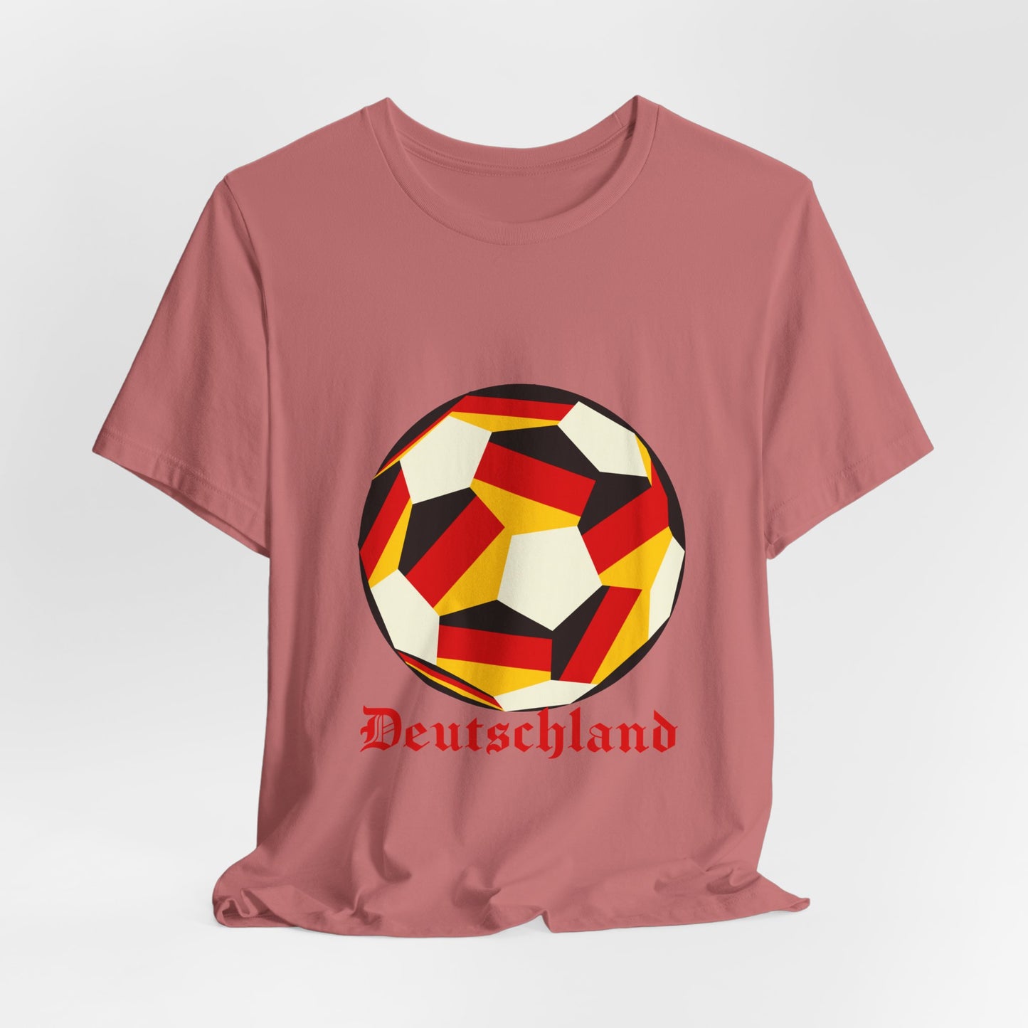 Deutschland Fan Specialty Soccer Ball Design T Shirt