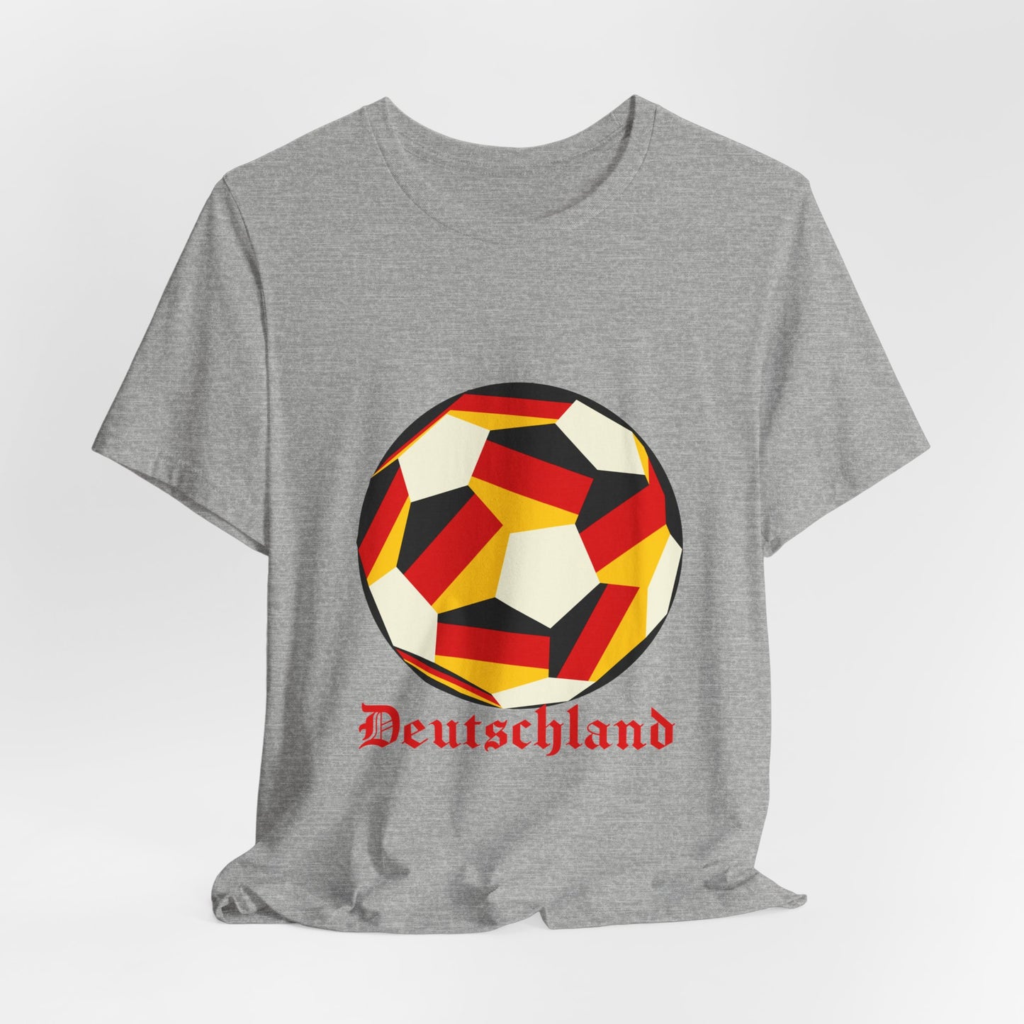 Deutschland Fan Specialty Soccer Ball Design T Shirt