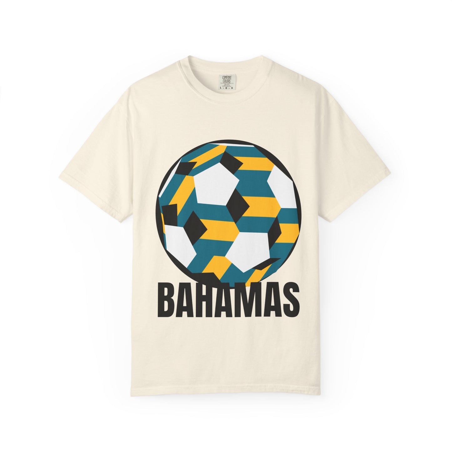 Bahamas Fan Specialty Soccer Ball Design T Shirt