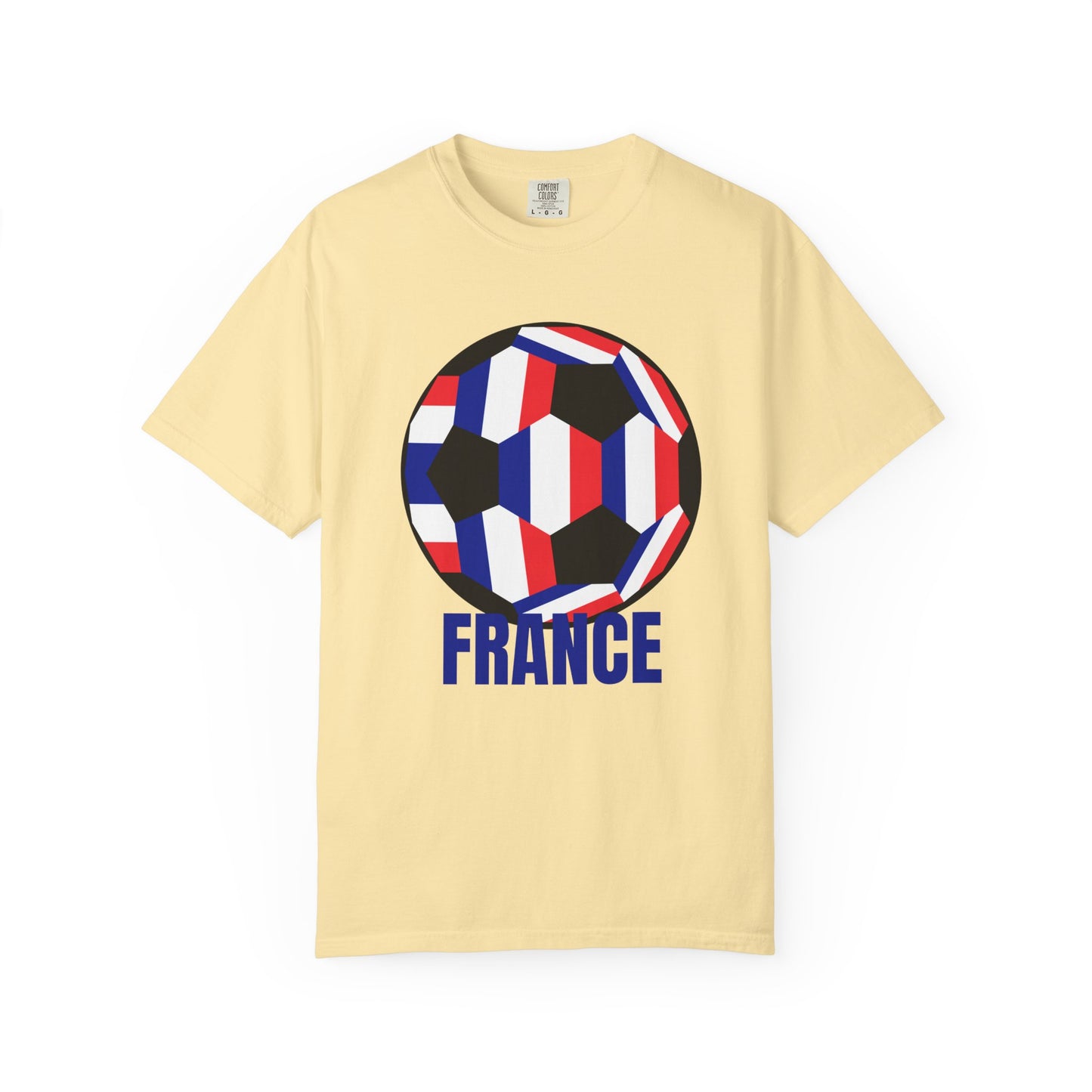 France Fan Specialty Soccer Ball Design T Shirt