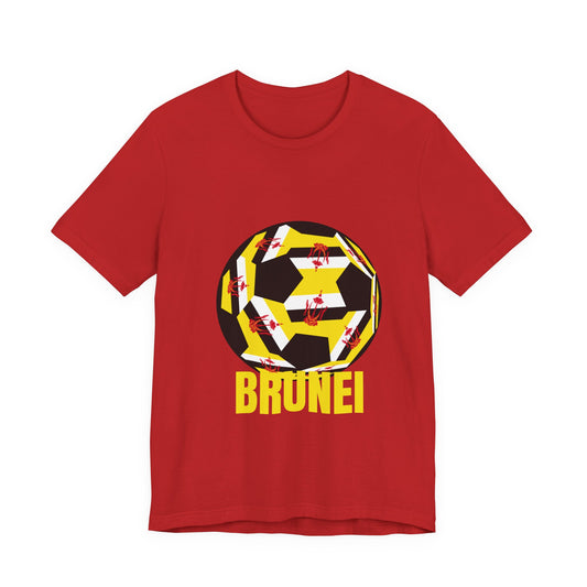Brunei Fan Specialty Soccer Ball Design T Shirt