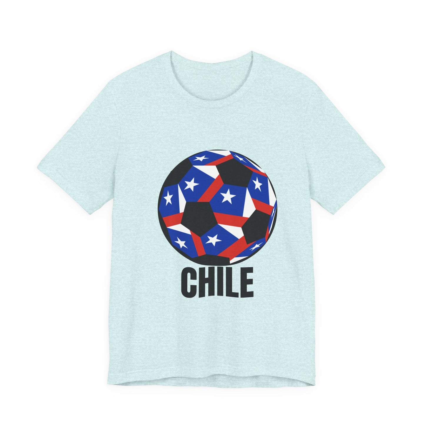 Chile Fan Specialty Soccer Ball Design T Shirt