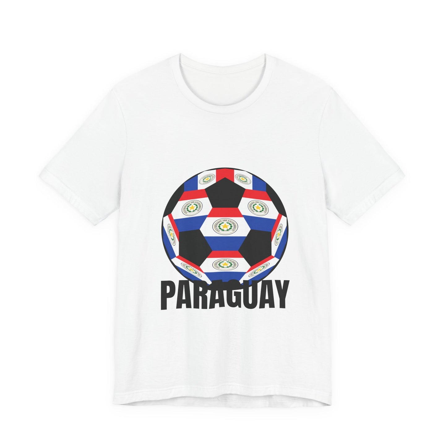 Paraguay Fan Specialty Soccer Ball Design T Shirt