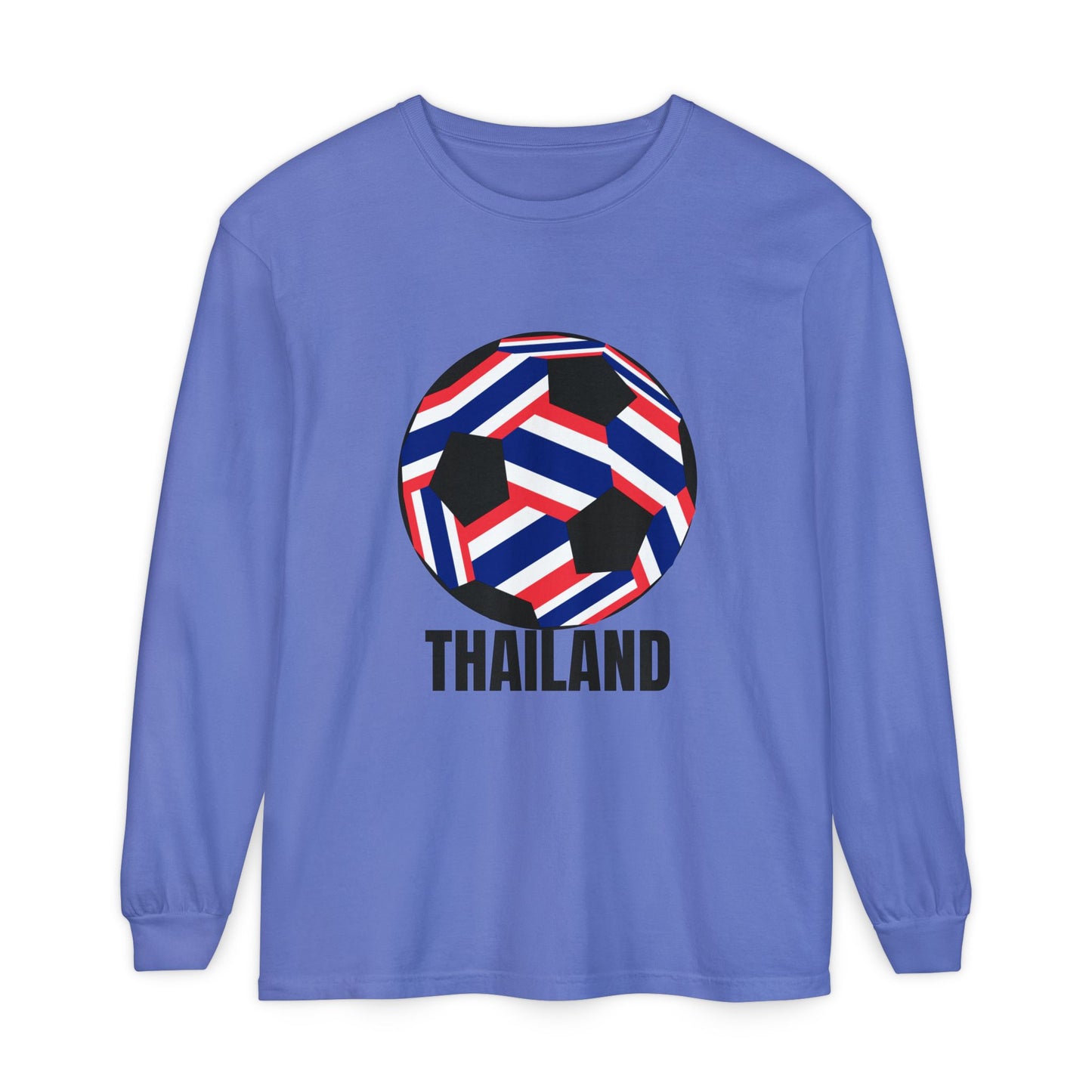 Thailand Fan Specialty Soccer Ball Design  Long Sleeve T-Shirt