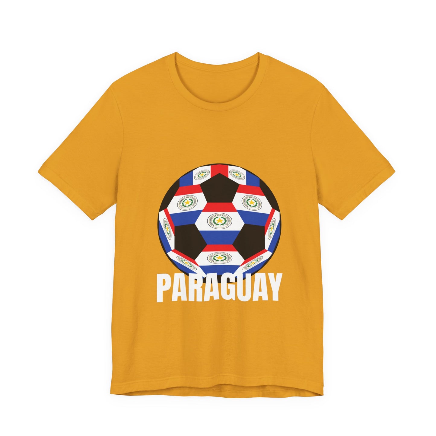 Paraguay Fan Specialty Soccer Ball Design T Shirt