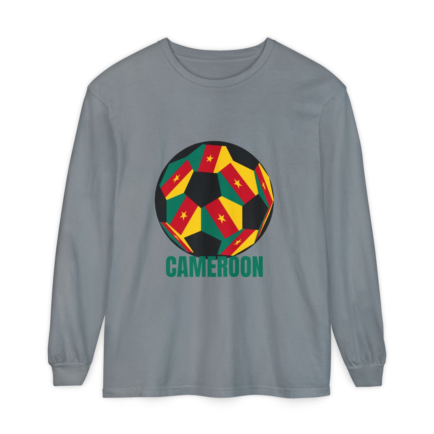 Cameroon Fan Specialty Soccer Ball Design Long Sleeve