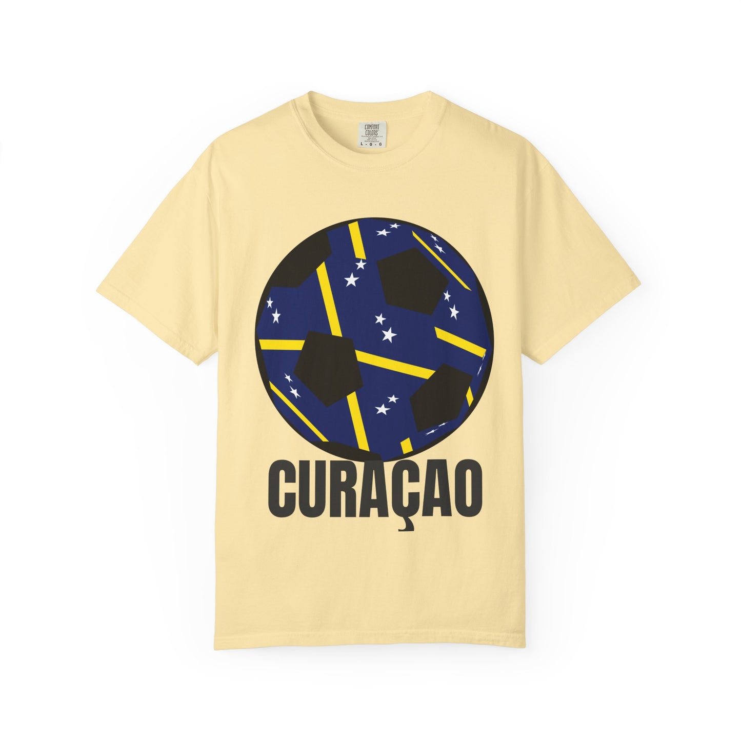 CURAÇAO Fan Specialty Soccer Ball Design T Shirt