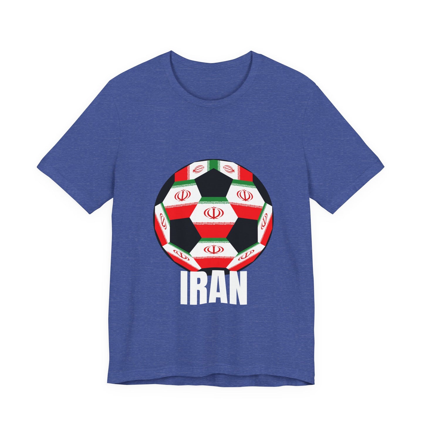 Iran Fan Specialty Soccer Ball Design T Shirt