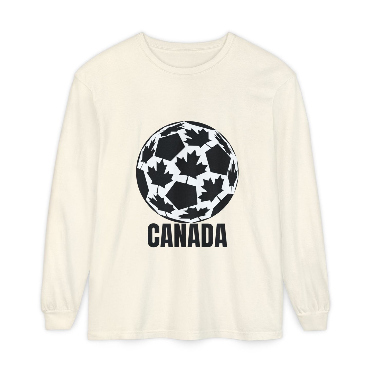 Canada Fan Specialty Soccer Ball Design Long Sleeve