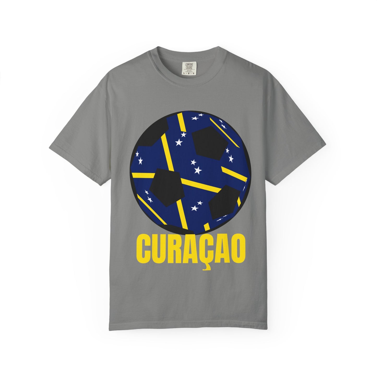 CURAÇAO Fan Specialty Soccer Ball Design T Shirt