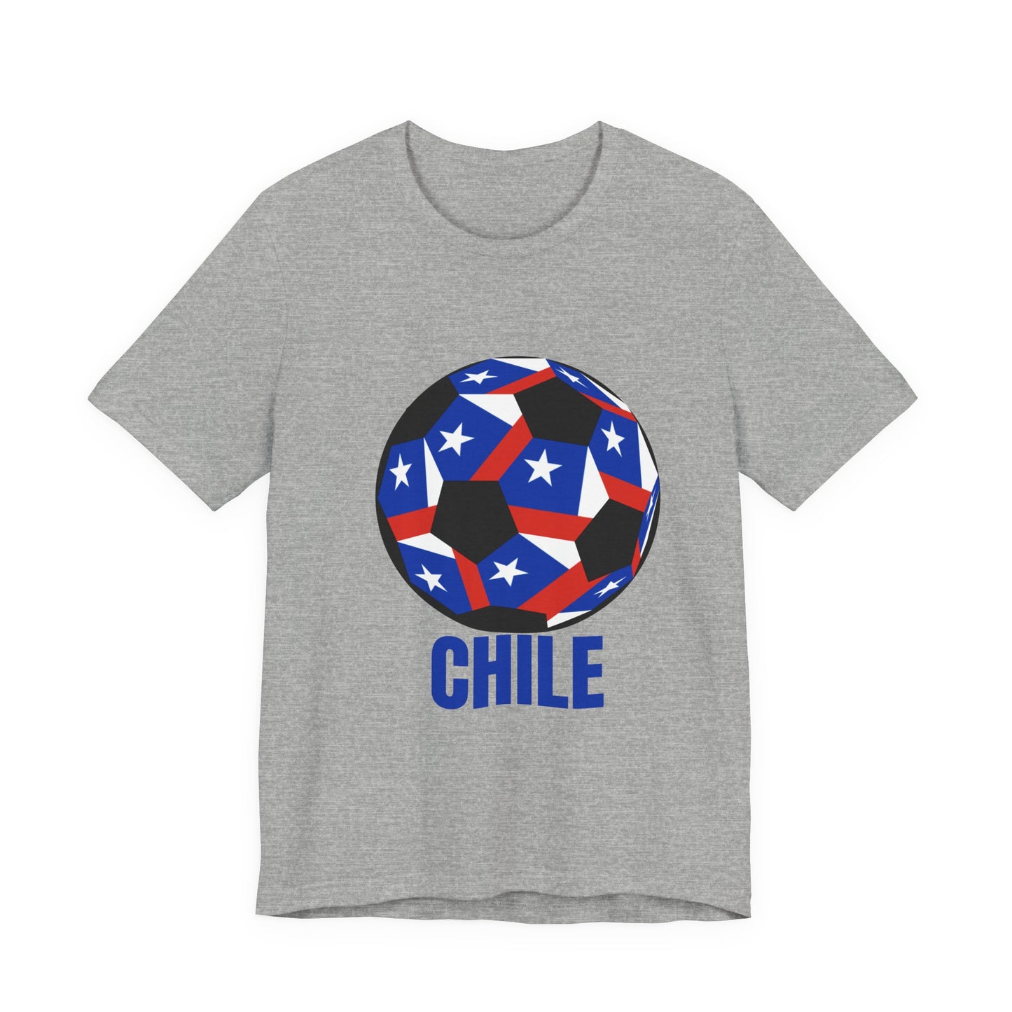 Chile Fan Specialty Soccer Ball Design T Shirt