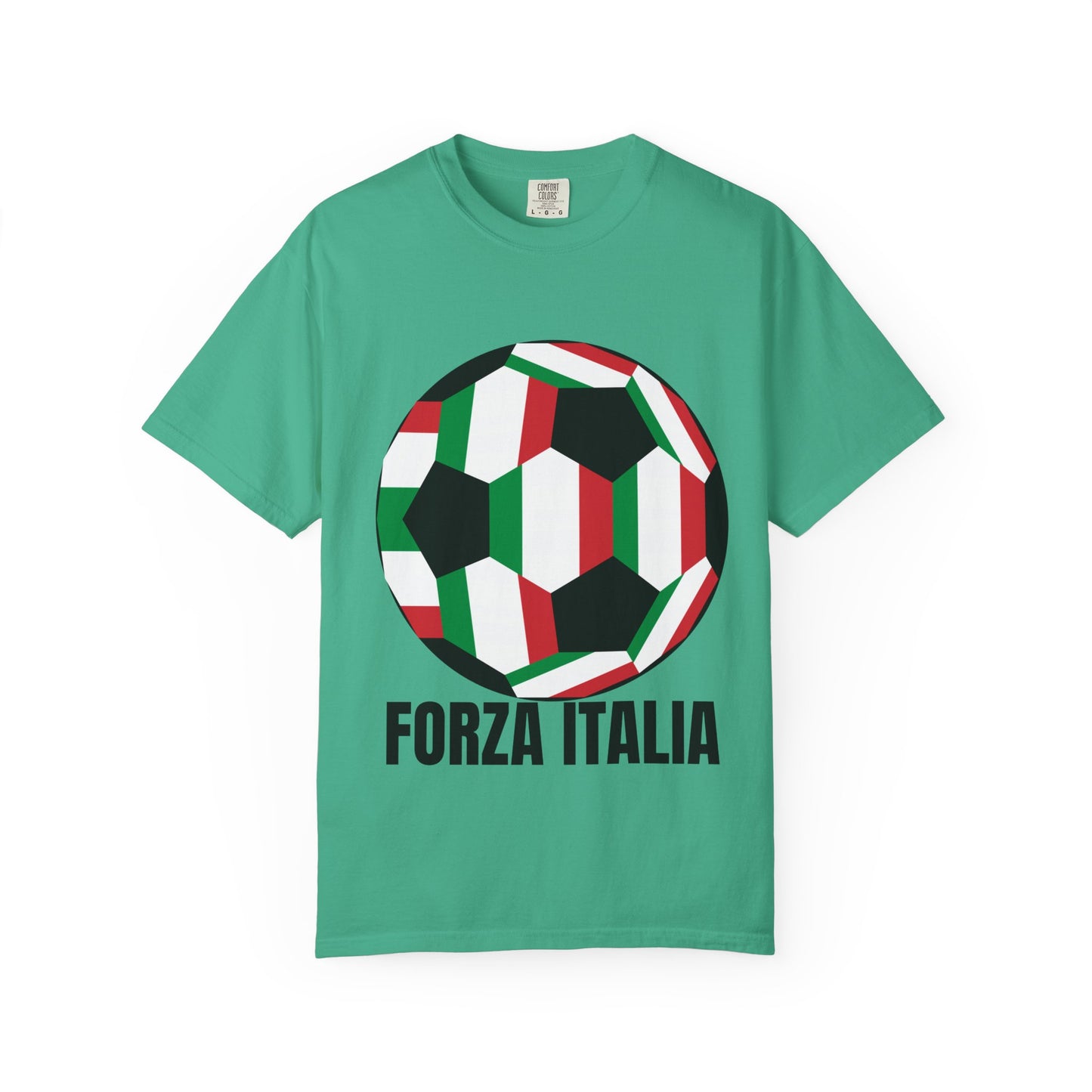 Forza Italia Fan Specialty Soccer Ball Design T Shirt
