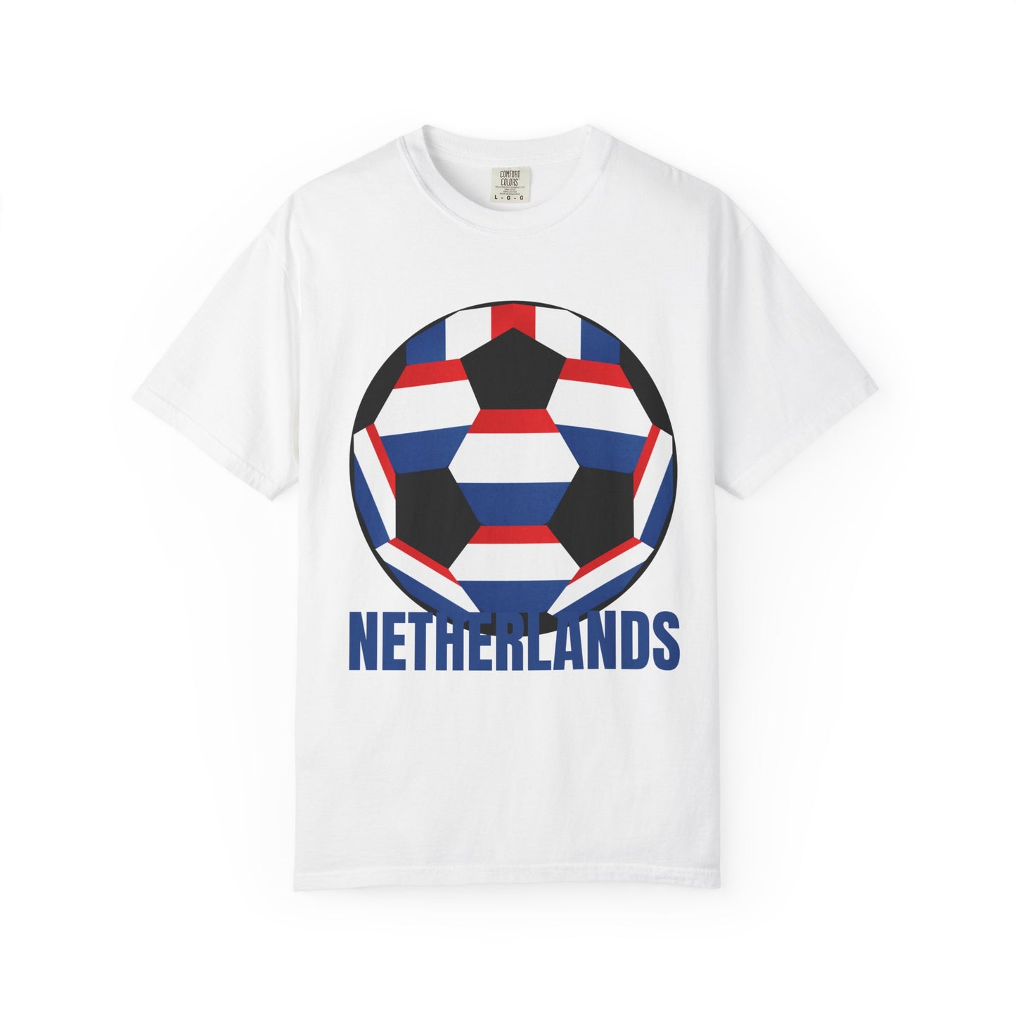 Netherlands Fan Specialty Soccer Ball Design T Shirt