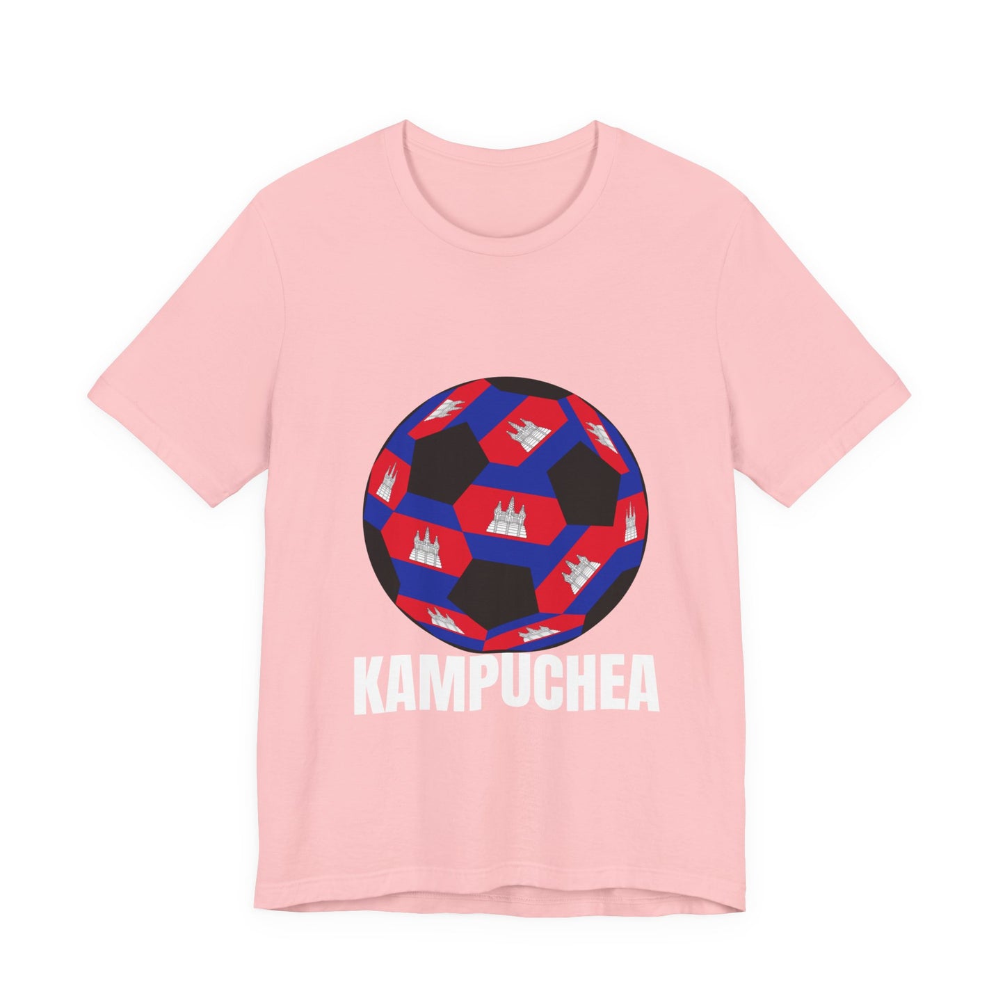 Kampuchea Fan Specialty Soccer Ball Design T Shirt