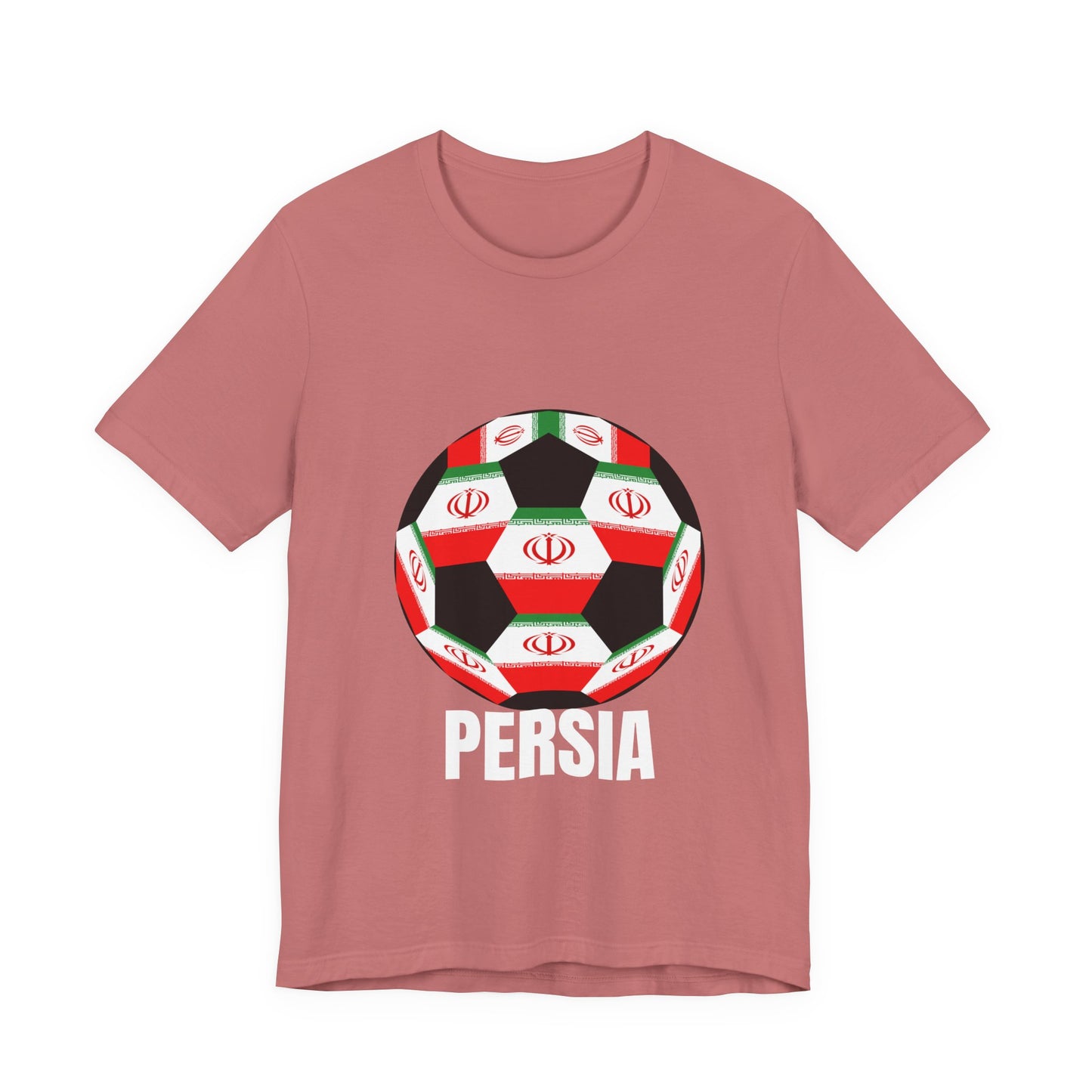 Persia Fan Specialty Soccer Ball Design T Shirt