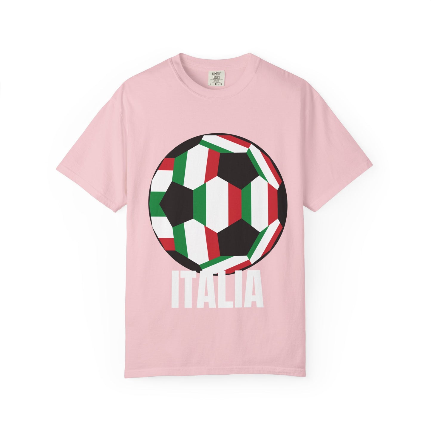 Italia Fan Specialty Soccer Ball Design T Shirt