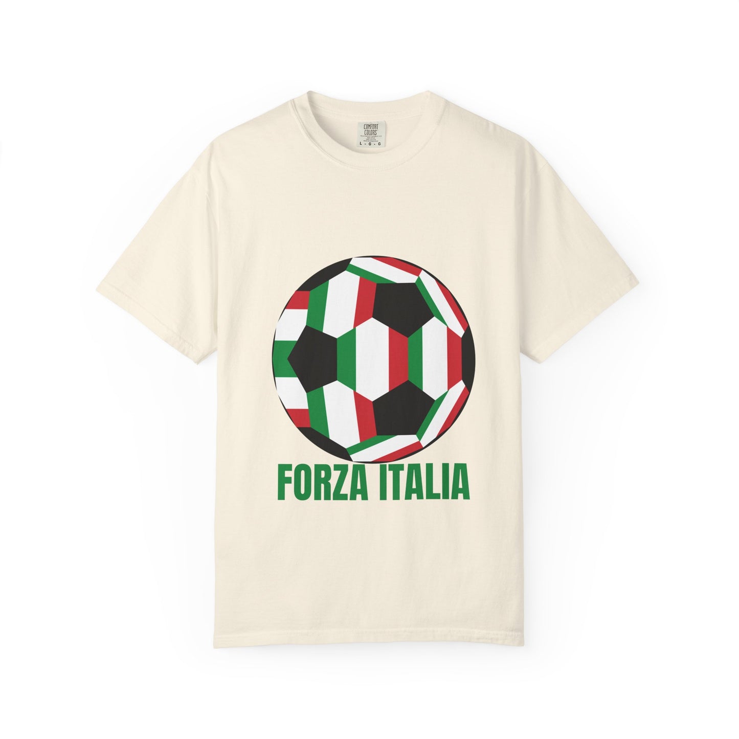 Forza Italia Fan Specialty Soccer Ball Design T Shirt
