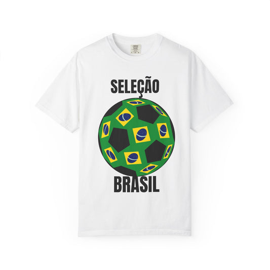 SELEÇÃO Brasil Fan Specialty Soccer Ball Design T Shirt