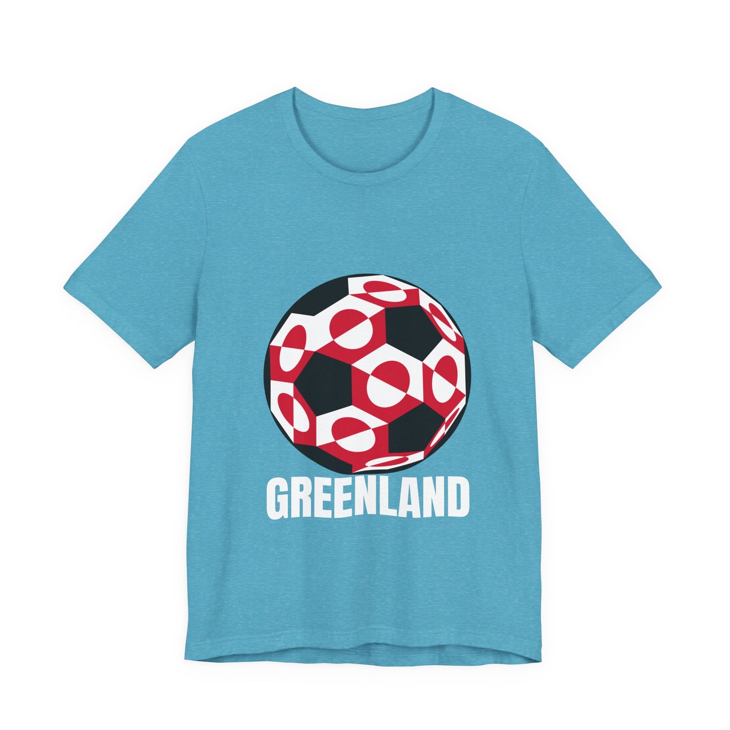 Greenland Fan Specialty Soccer Ball Design T Shirt