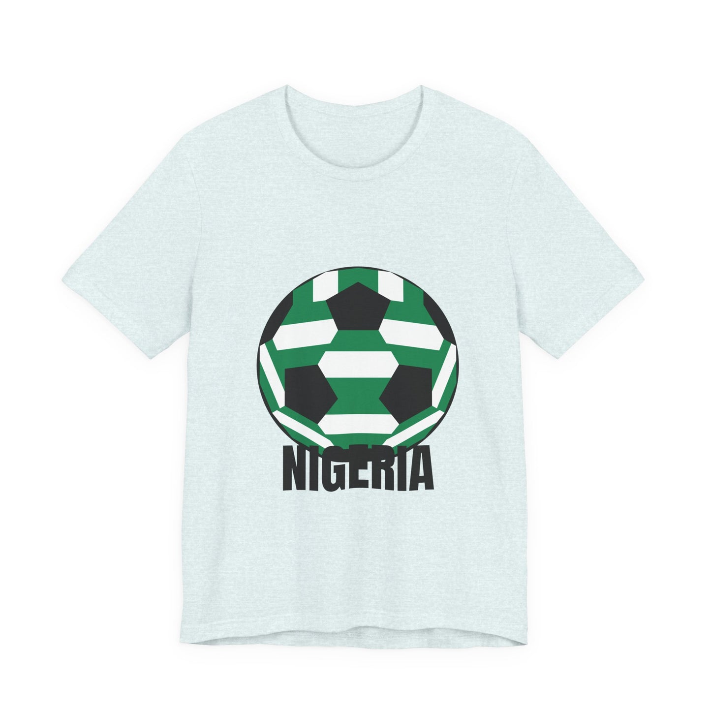 Nigeria Fan Specialty Soccer Ball Design T Shirt