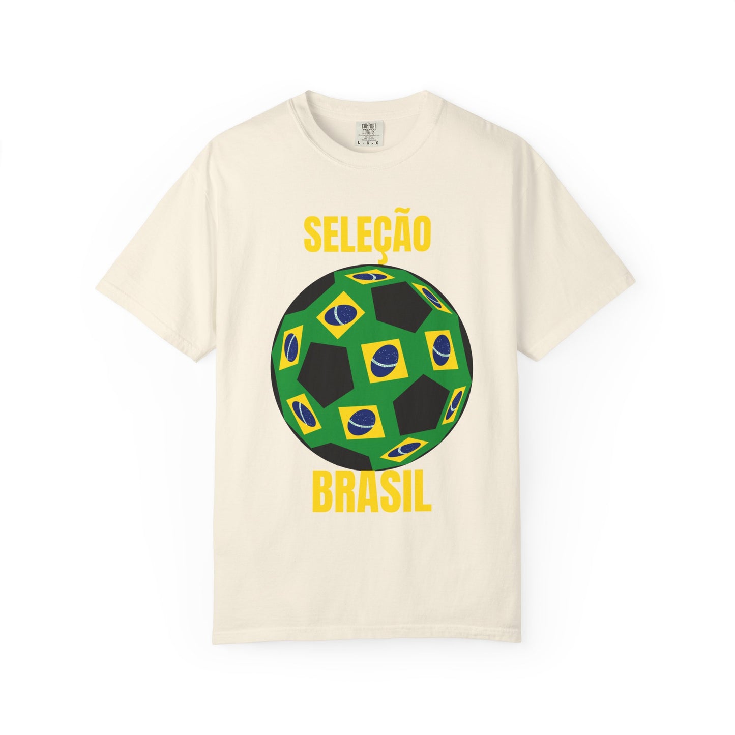 SELEÇÃO BRASIL  Fan Specialty Soccer Ball Design T Shirt