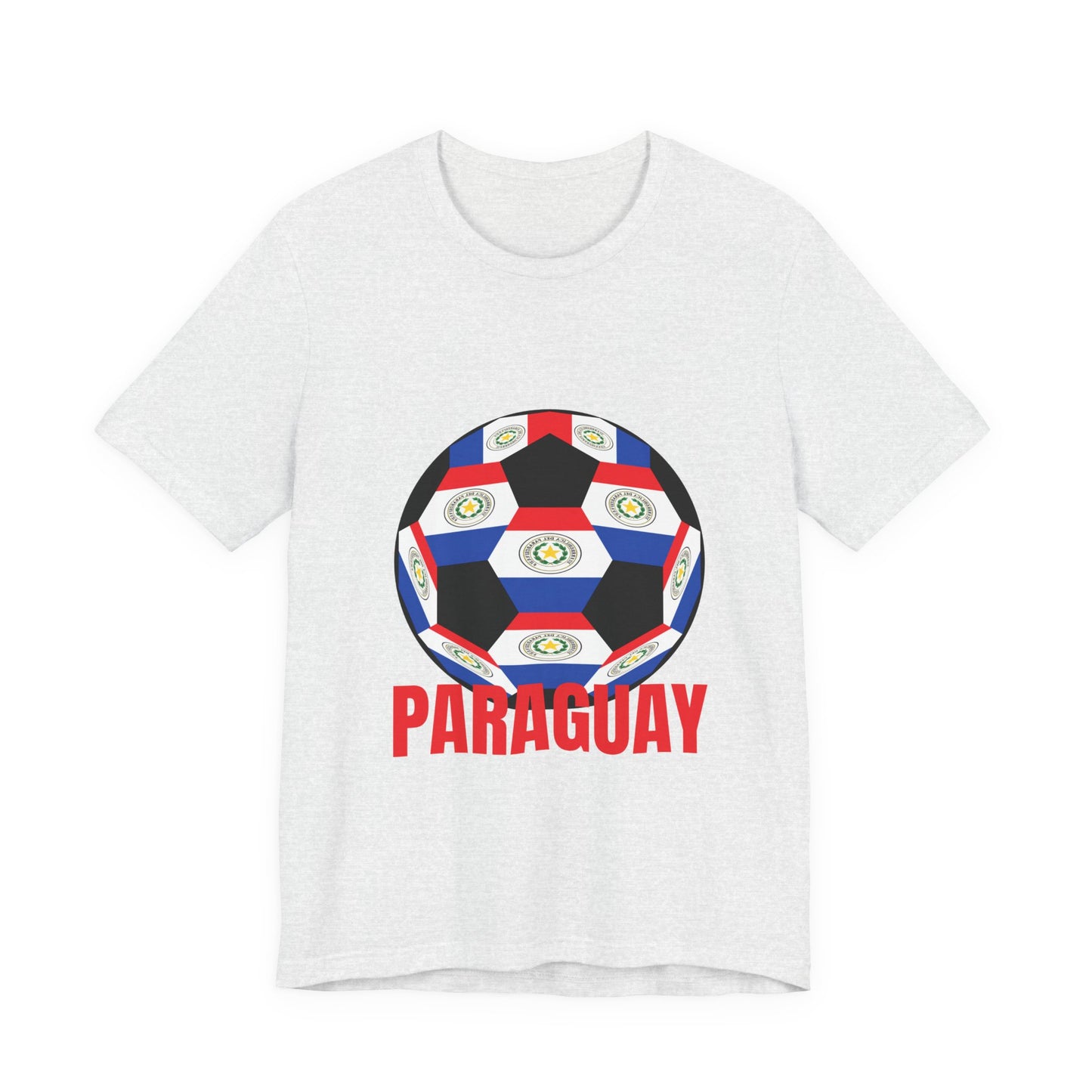 Paraguay Fan Specialty Soccer Ball Design T Shirt