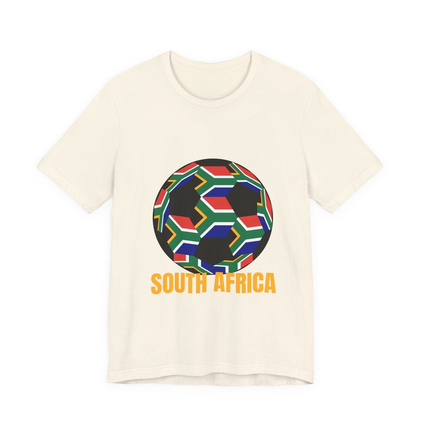 South Africa Fan Specialty Soccer Ball Design T Shirt