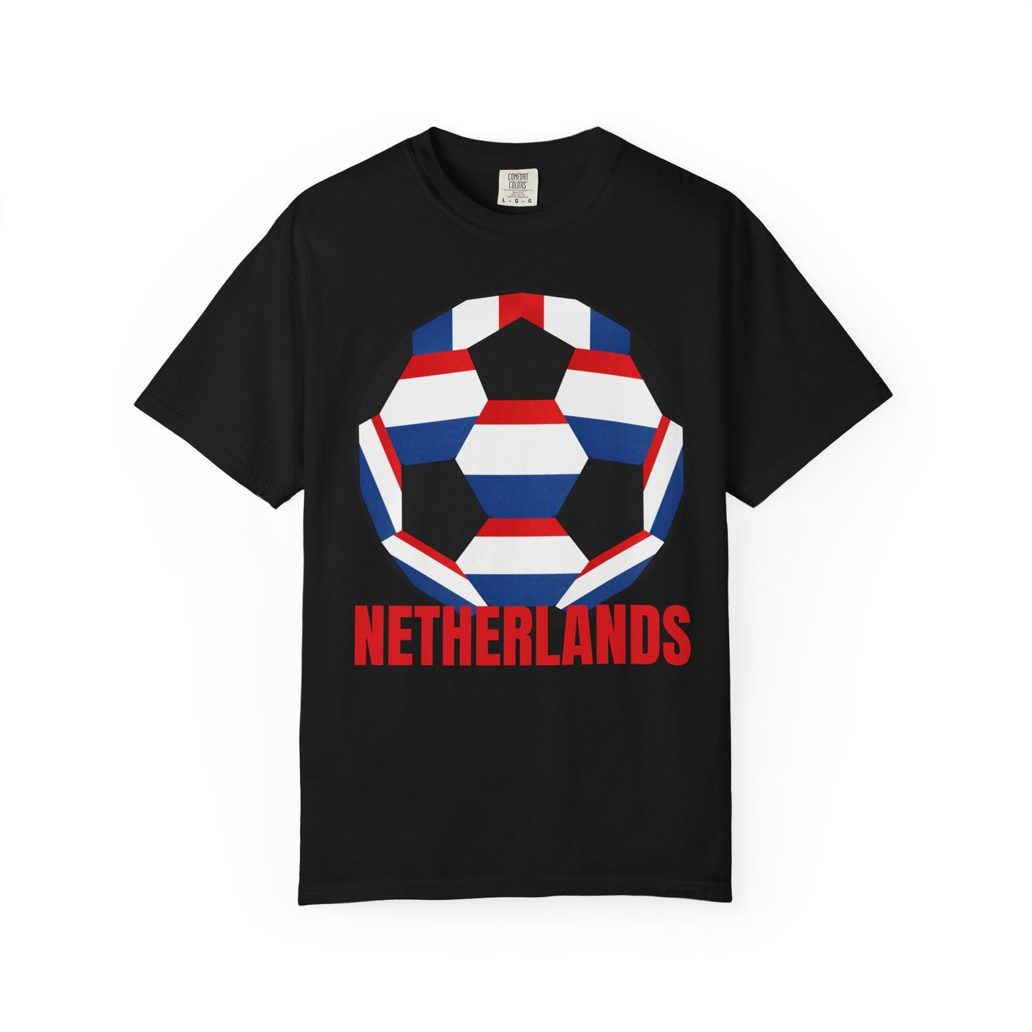 Netherlands Fan Specialty Soccer Ball Design T Shirt