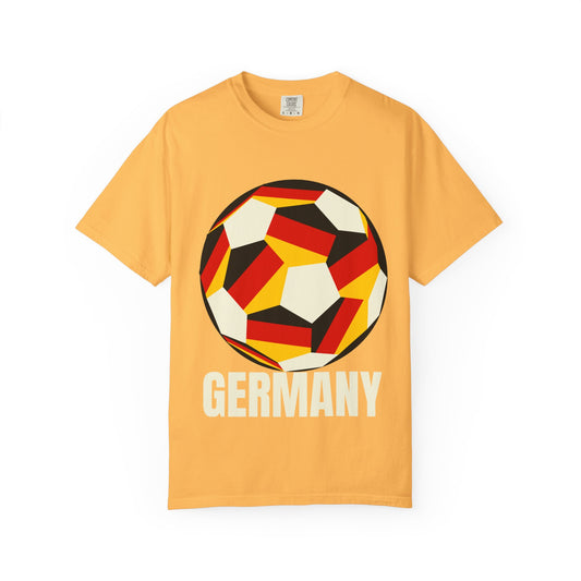 Germany Fan Specialty Soccer Ball Design T Shirt