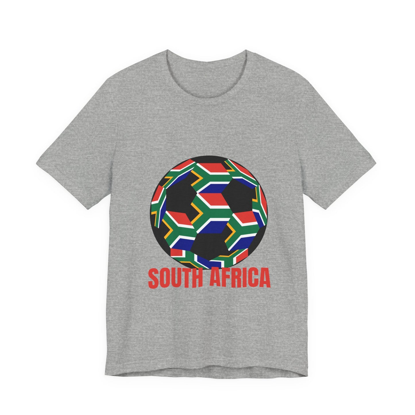 South Africa Fan Specialty Soccer Ball Design T Shirt