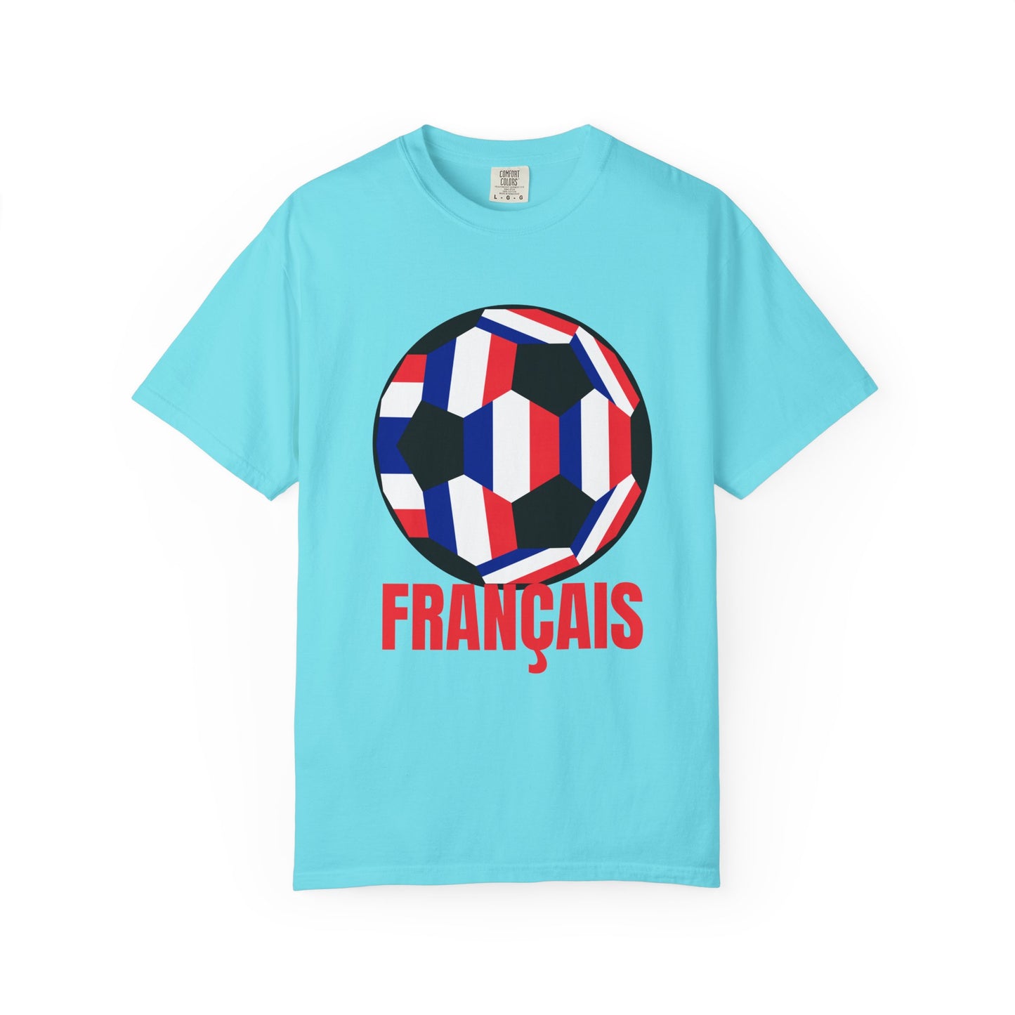 FRANÇAIS Fan Specialty Soccer Ball Design T Shirt