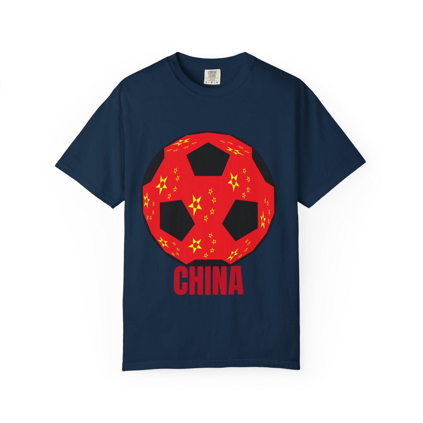 China Fan Specialty Soccer Ball Design T Shirt