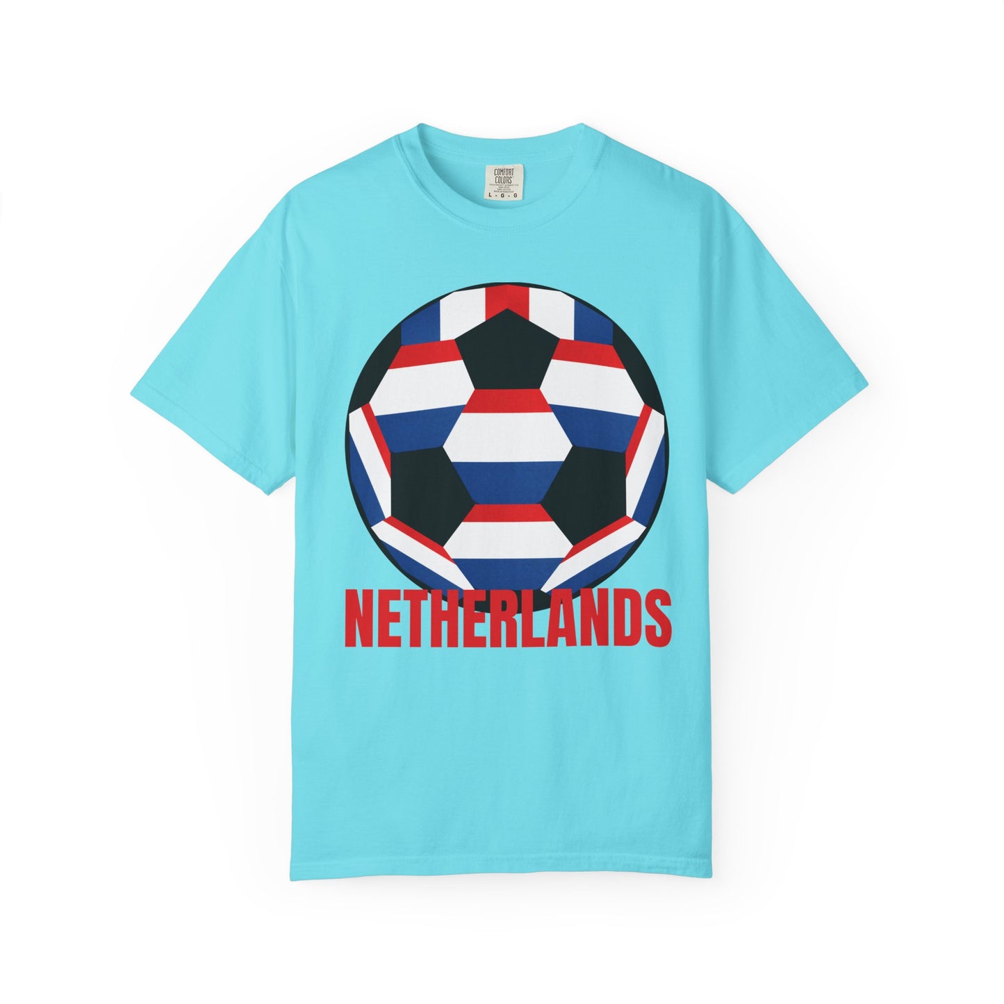 Netherlands Fan Specialty Soccer Ball Design T Shirt
