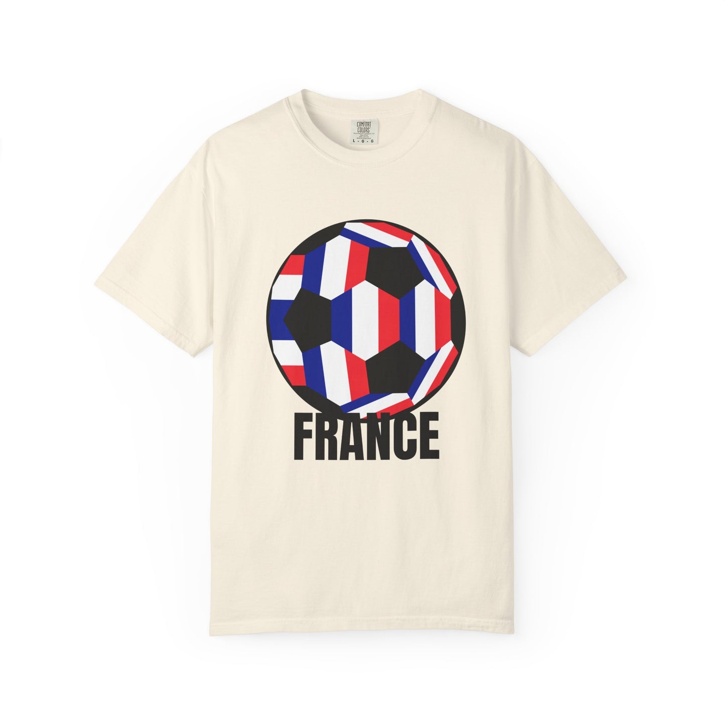 France Fan Specialty Soccer Ball Design T Shirt