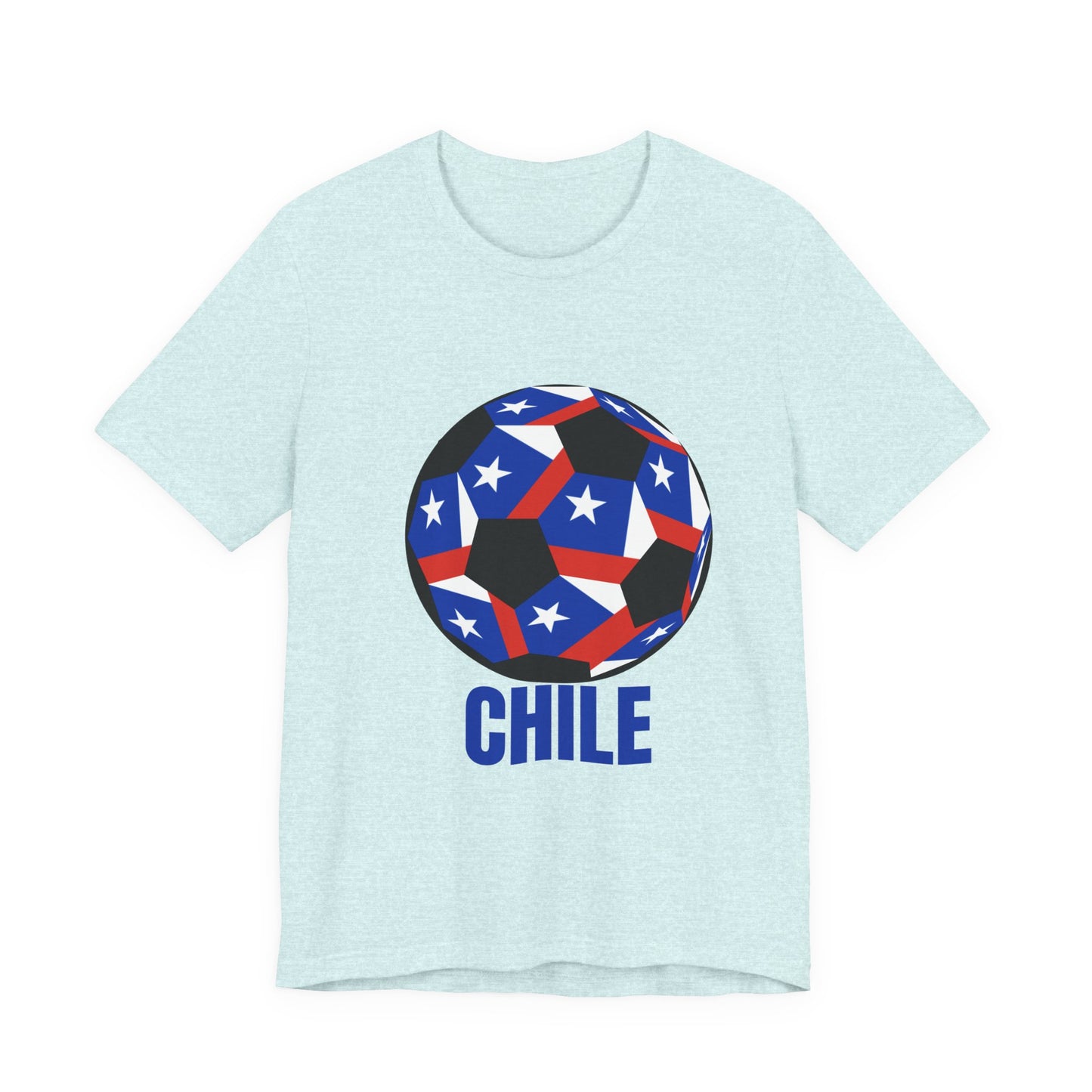 Chile Fan Specialty Soccer Ball Design T Shirt