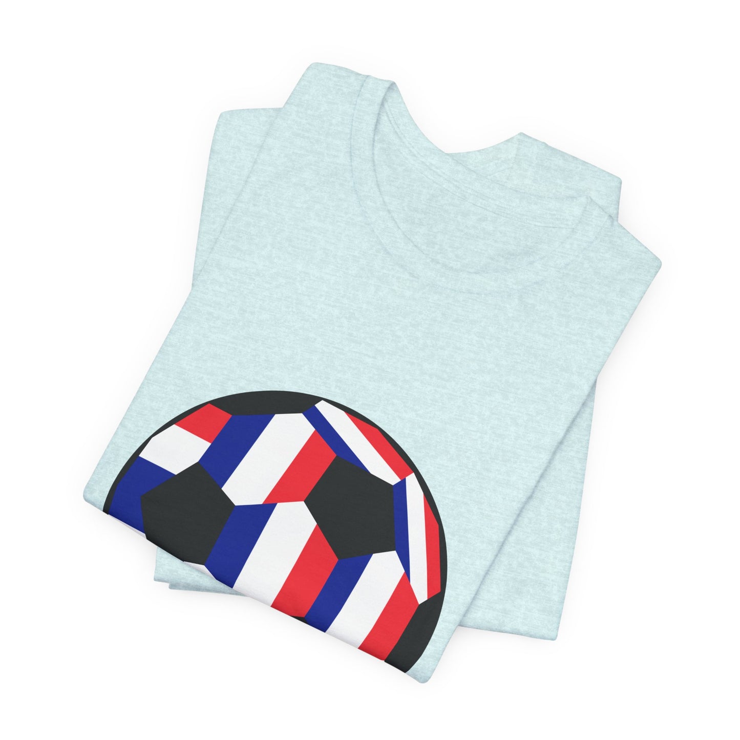 Francais Fan Specialty Soccer Ball Design T Shirt