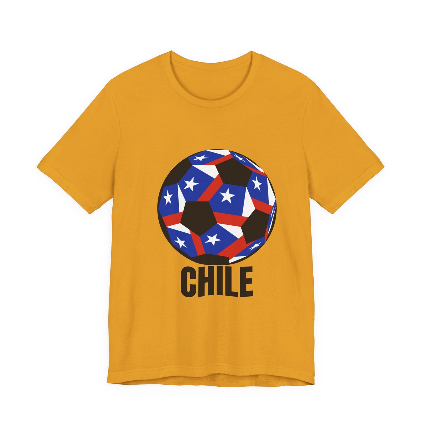 Chile Fan Specialty Soccer Ball Design T Shirt