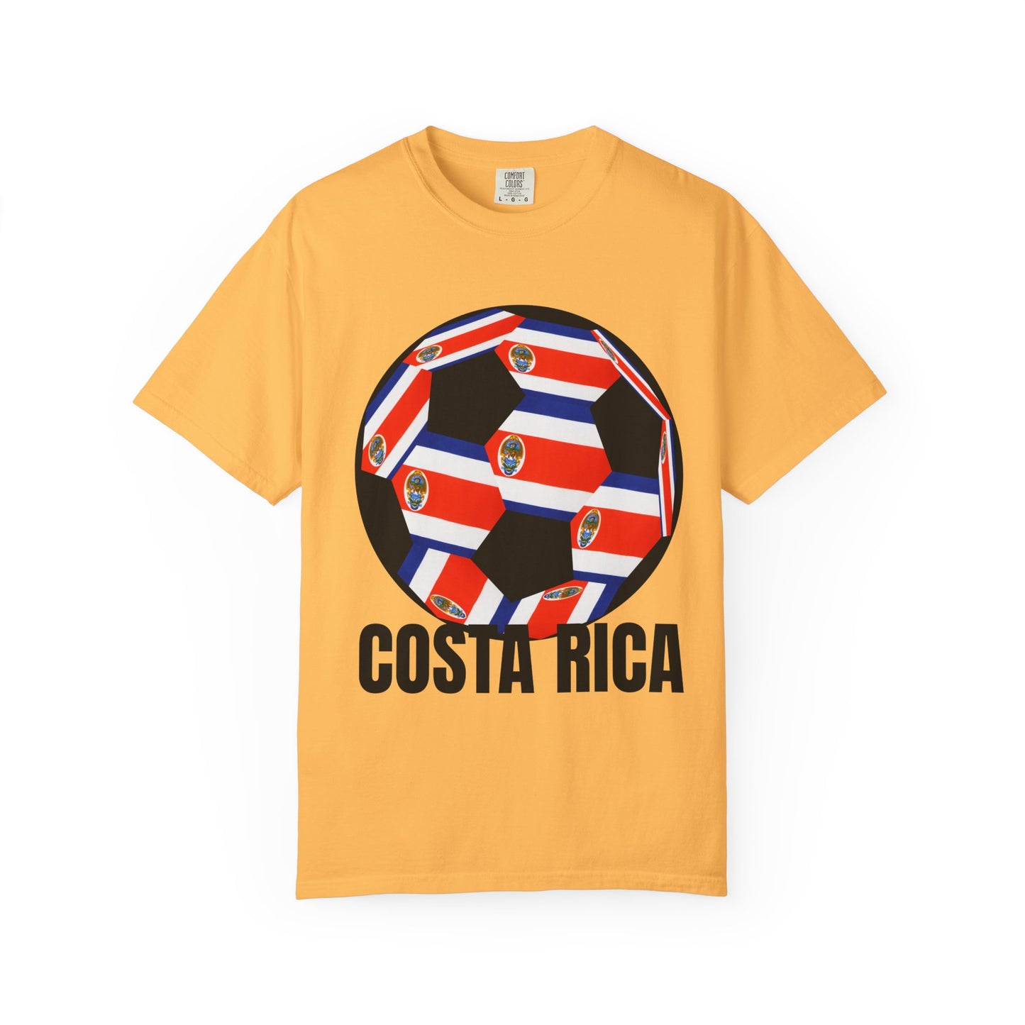 Costa Rica Fan Specialty Soccer Ball Design T Shirt