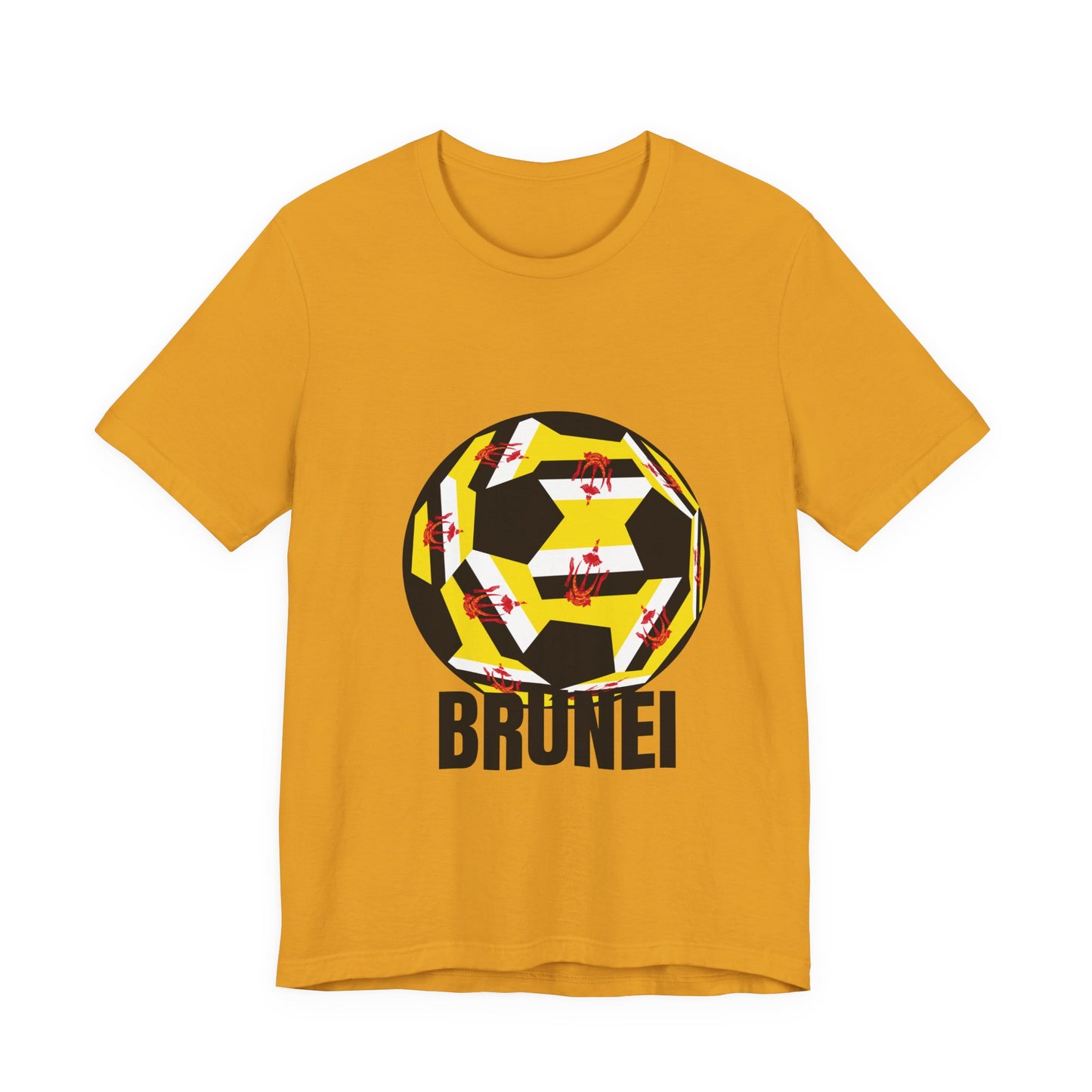 Brunei Fan Specialty Soccer Ball Design T Shirt