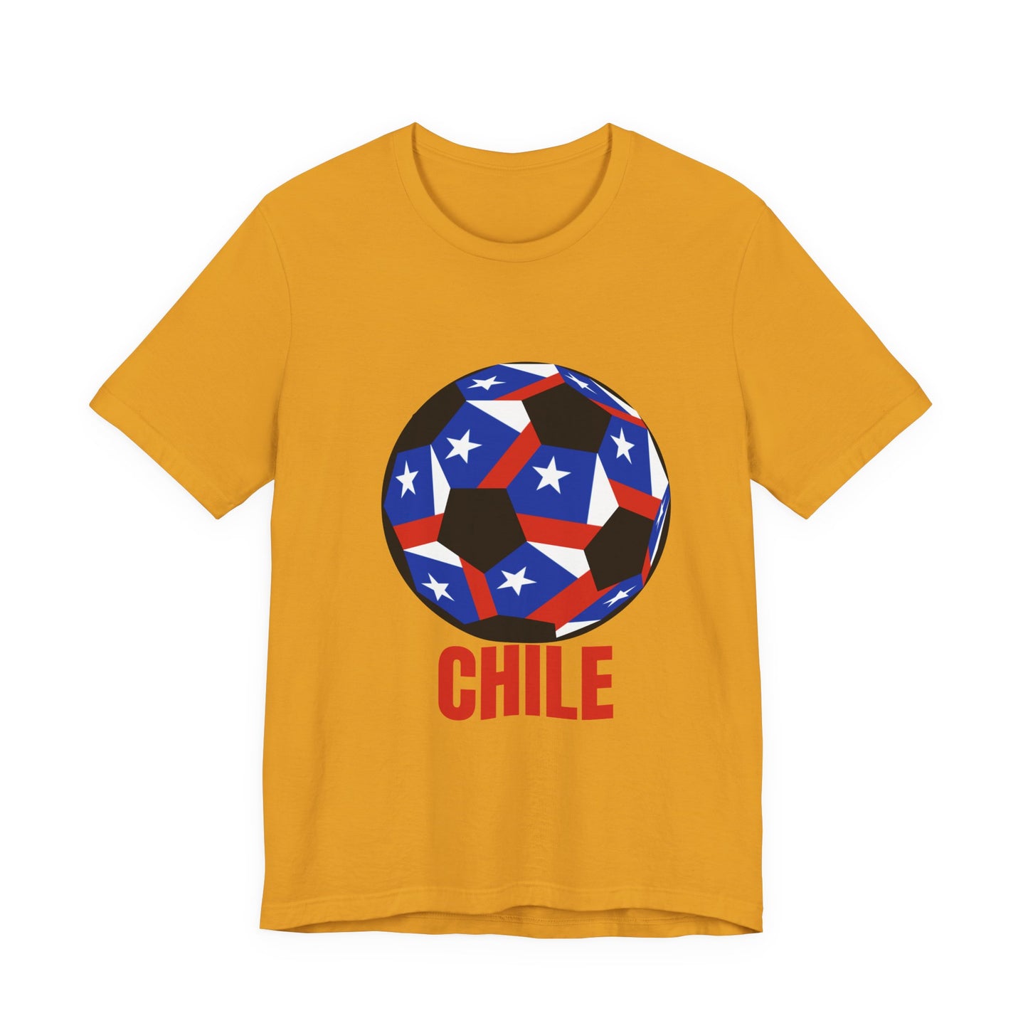Chile Fan Specialty Soccer Ball Design T Shirt