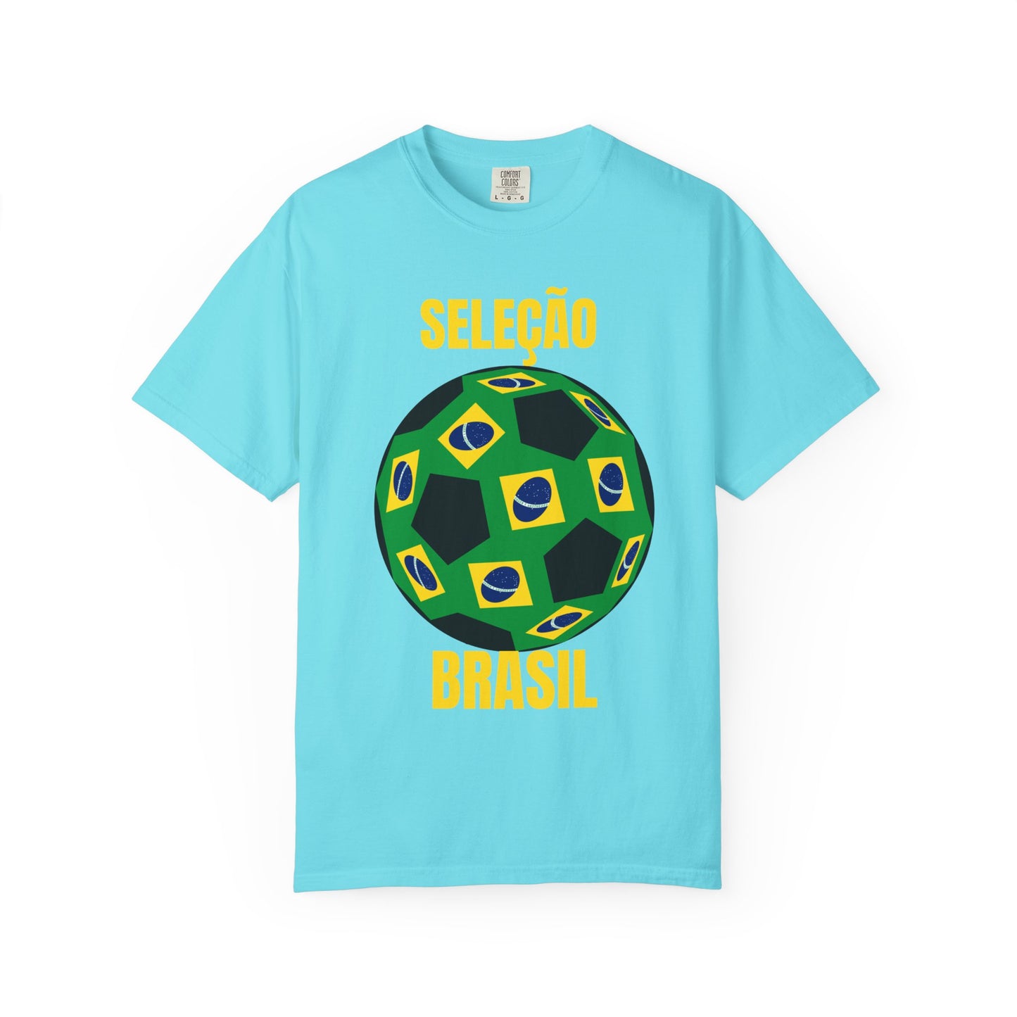 SELEÇÃO BRASIL  Fan Specialty Soccer Ball Design T Shirt