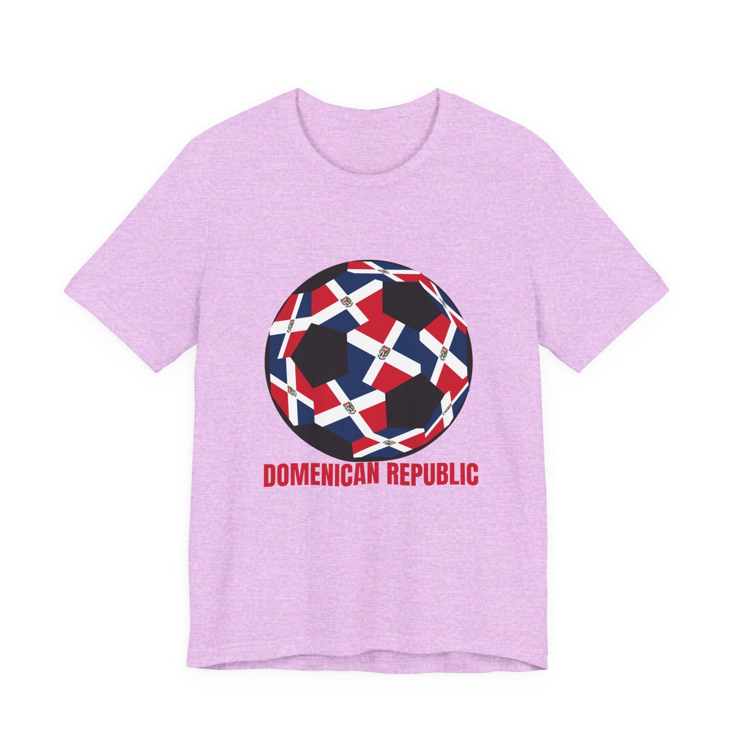 Domenican Republic Fan Specialty Soccer Ball Design T Shirt