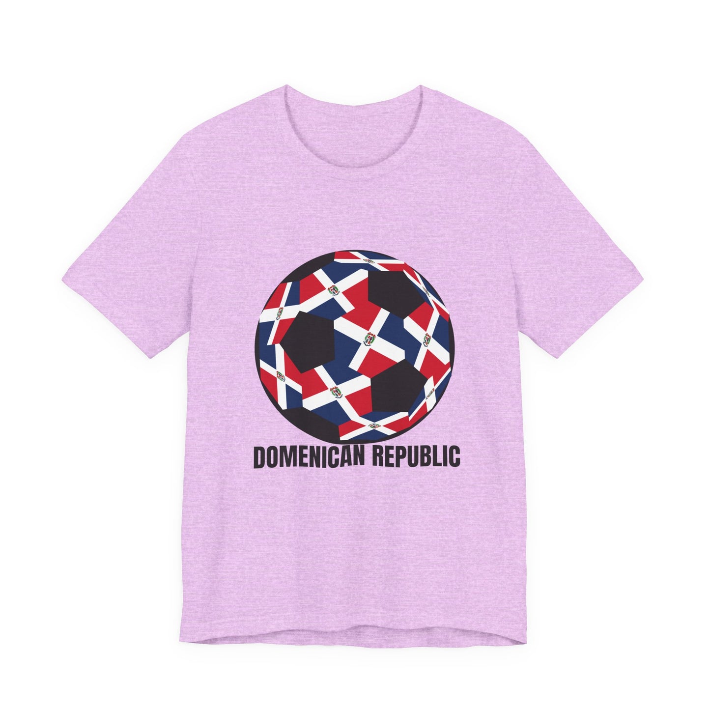 Domenican Republic Fan Specialty Soccer Ball Design T Shirt