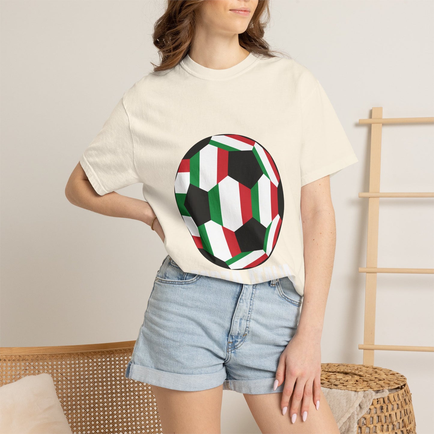 Forza Italia Fan Specialty Soccer Ball Design T Shirt