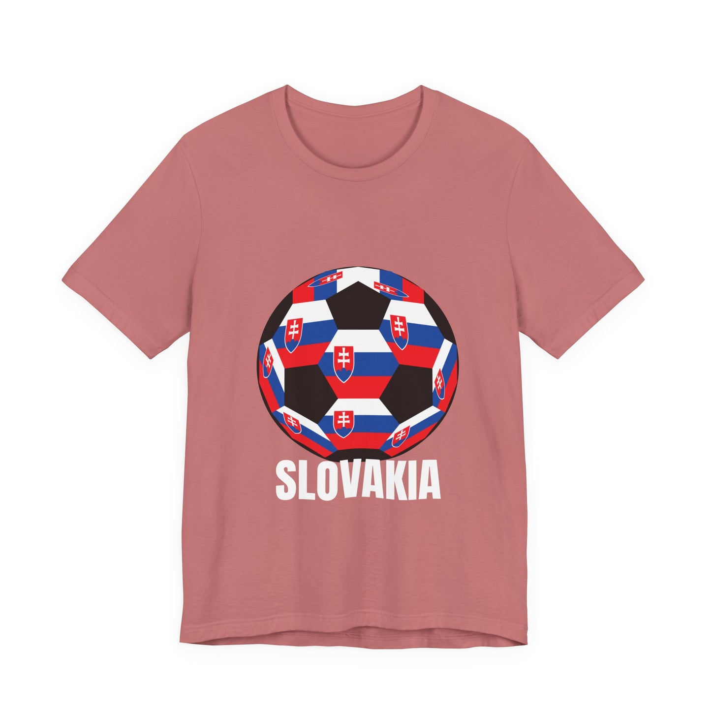 Slovakia Fan Specialty Soccer Ball Design T Shirt
