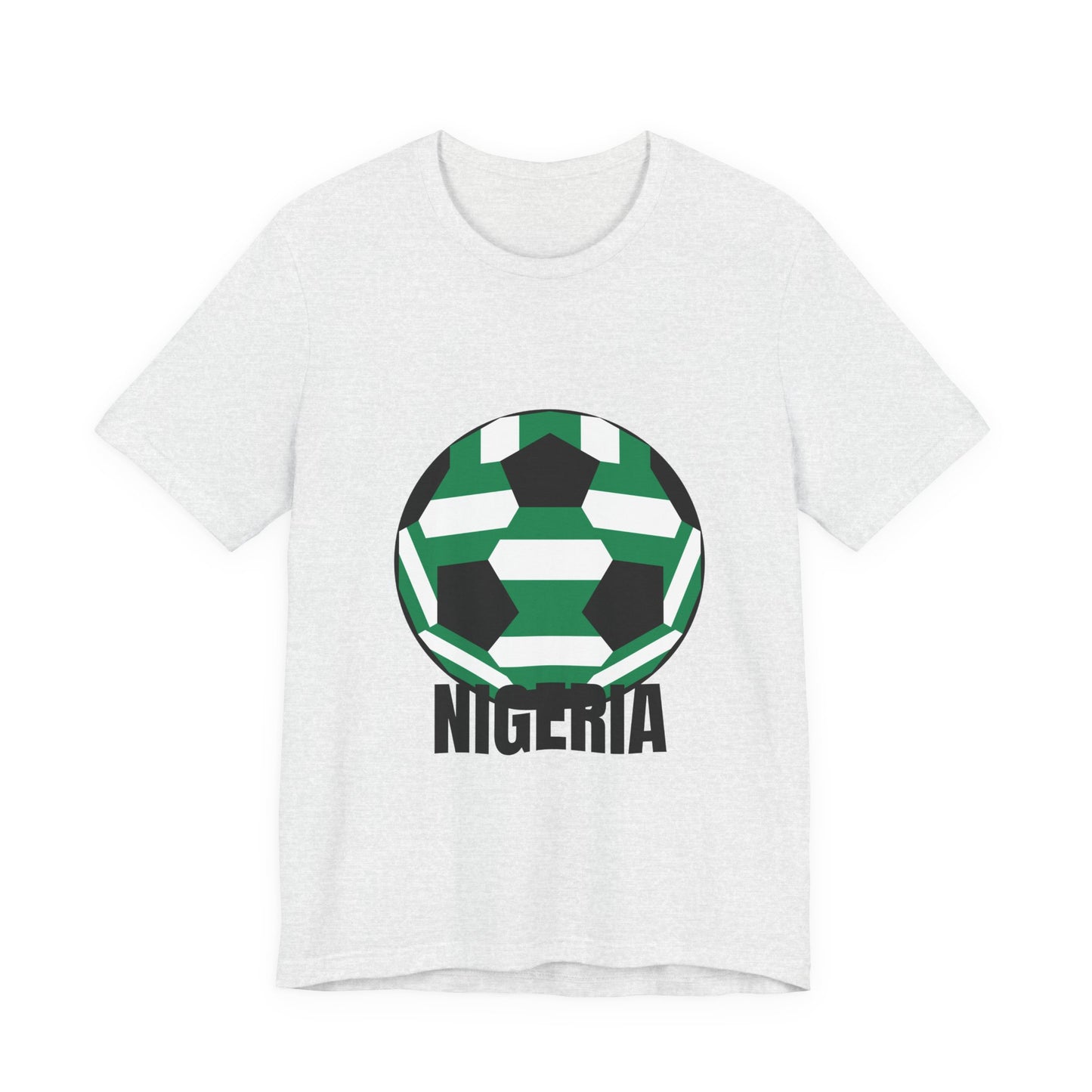 Nigeria Fan Specialty Soccer Ball Design T Shirt