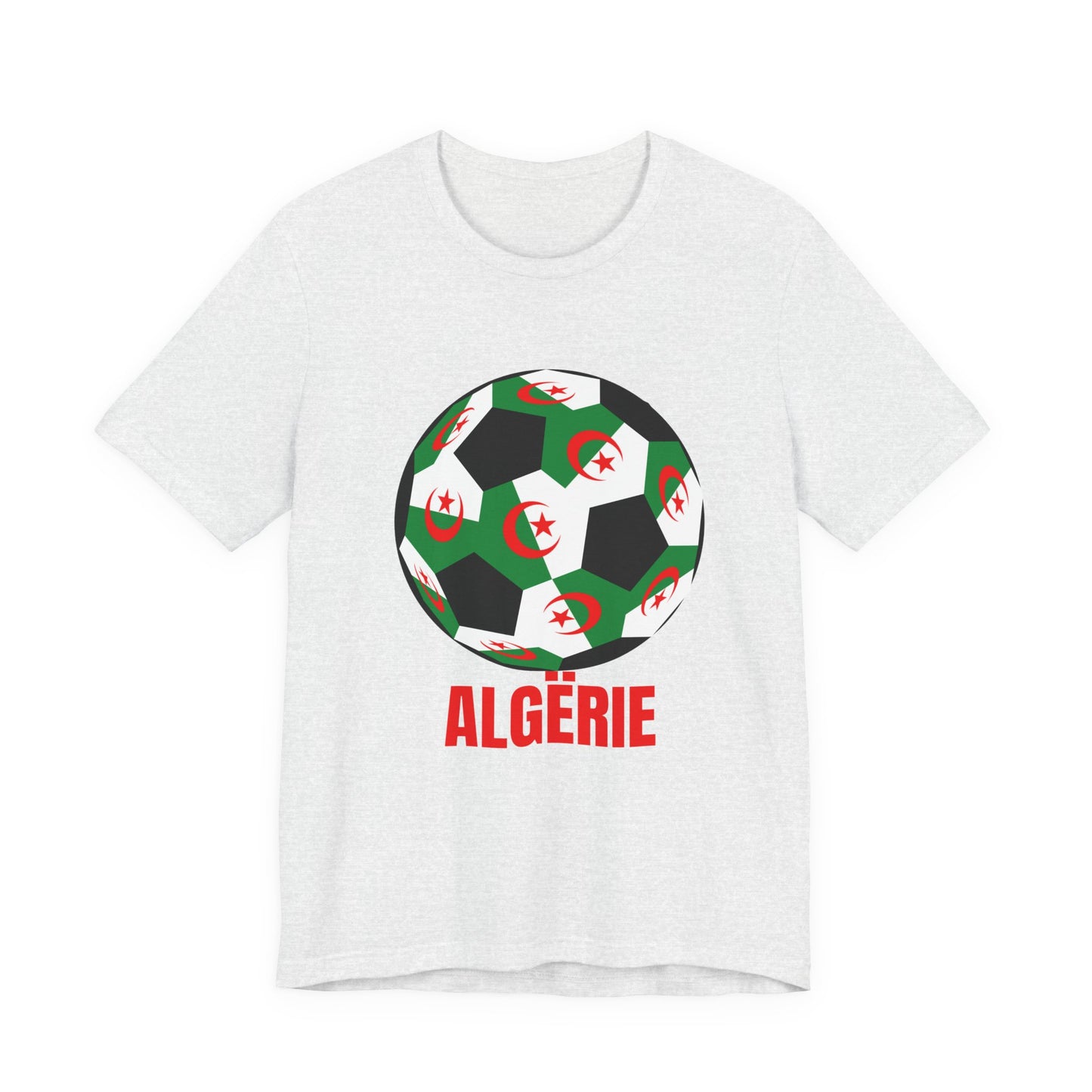 ALGËRIE Fan Specialty Soccer Ball Design T Shirt