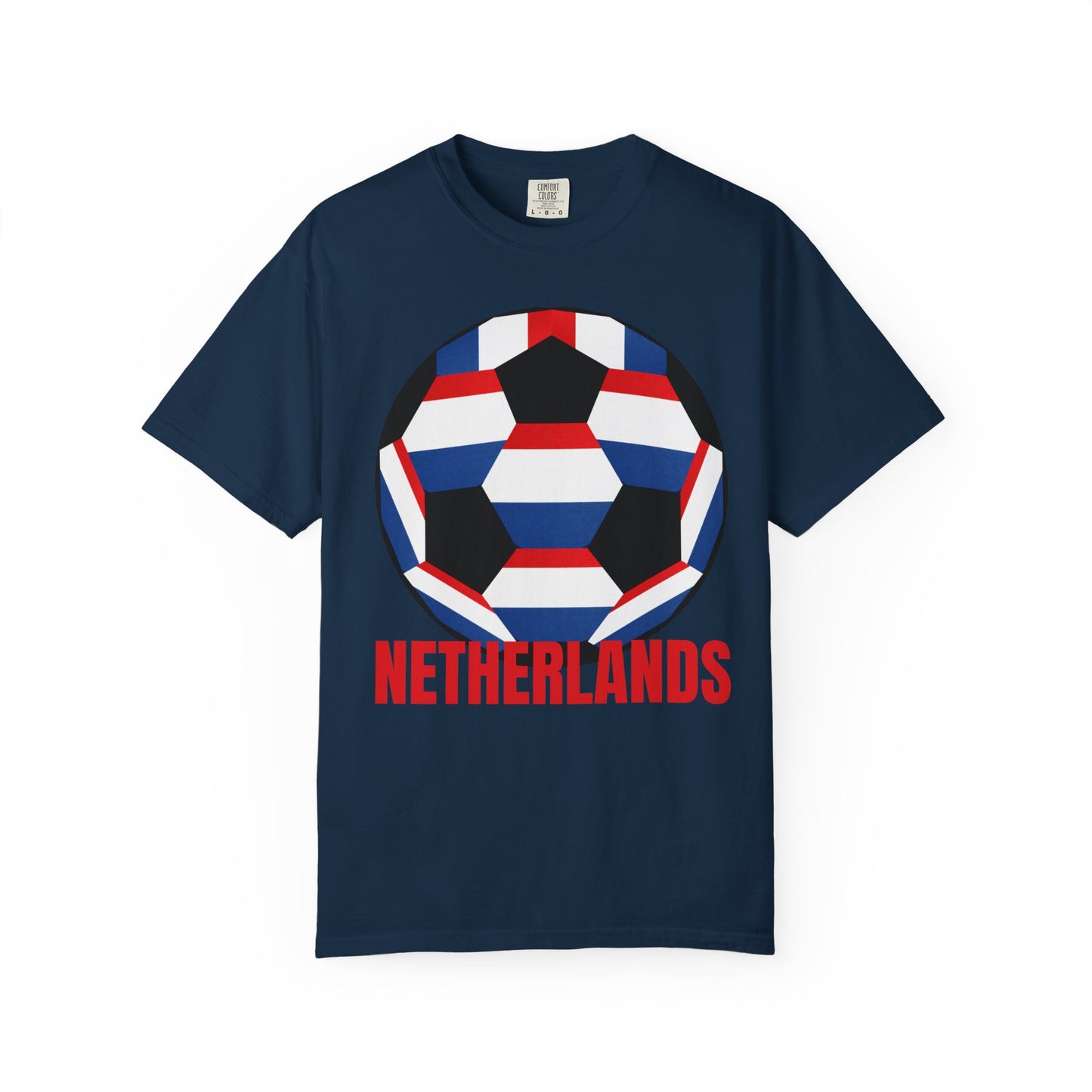 Netherlands Fan Specialty Soccer Ball Design T Shirt