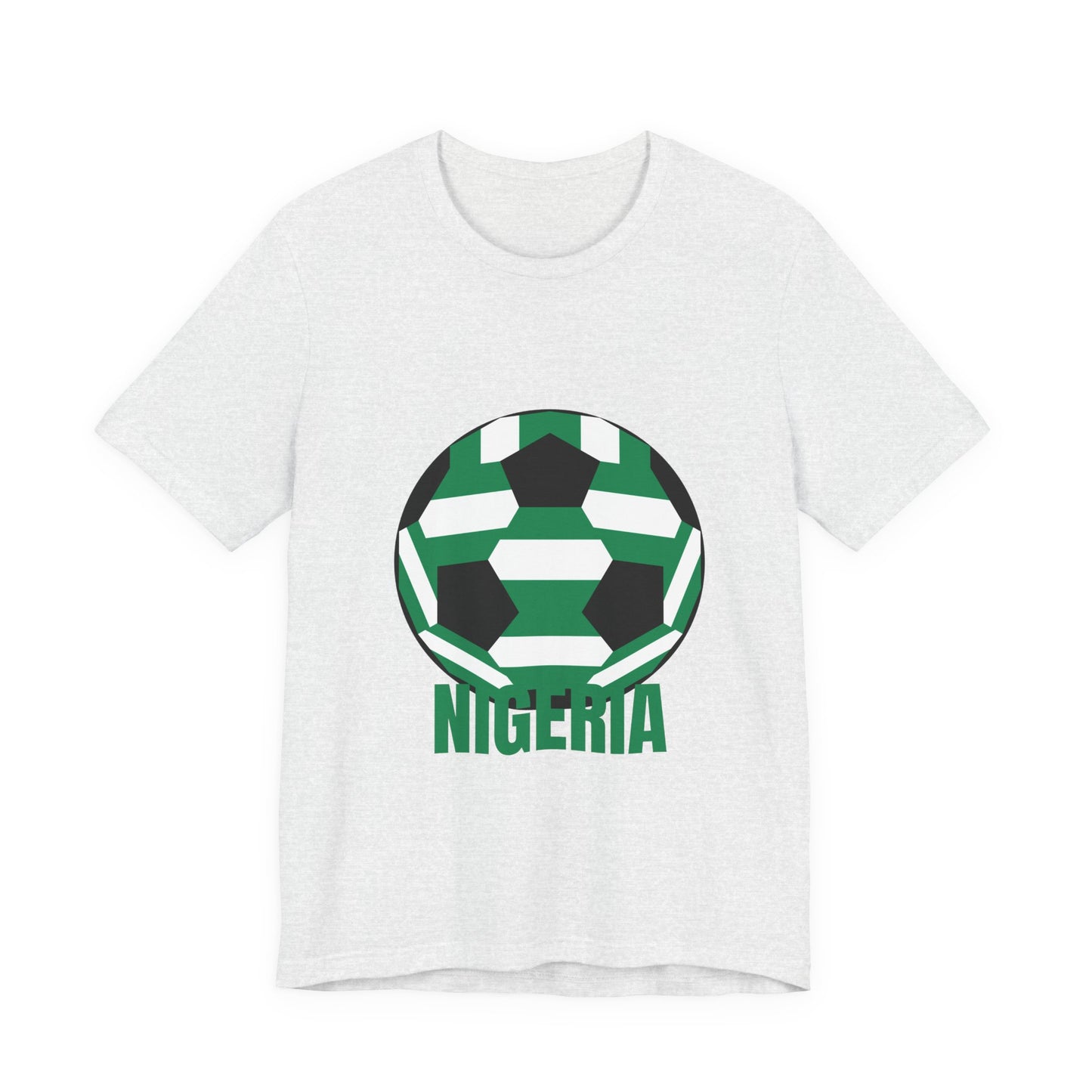 Nigeria Fan Specialty Soccer Ball Design T Shirt